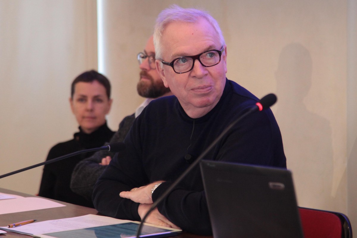 David Chipperfield alla presentazione della Mostra "David Chipperfield Architects Works 2018"